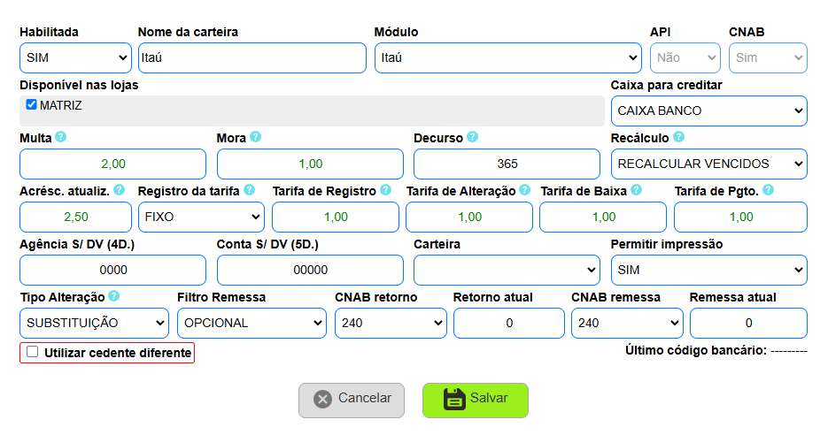 Integrar a conta do Itaú ao ISPFY.